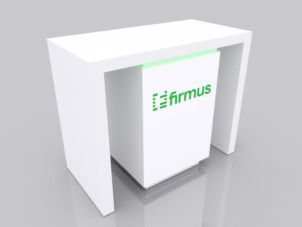 MOD-1743 Waterfall Workstation Counter -- Image 3